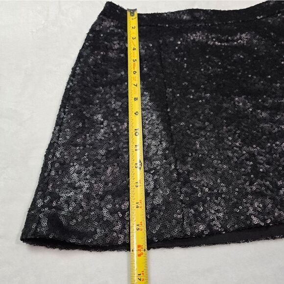 "Decree" mini skirt, sequins party skirt, size M. - Picture 4 of 13